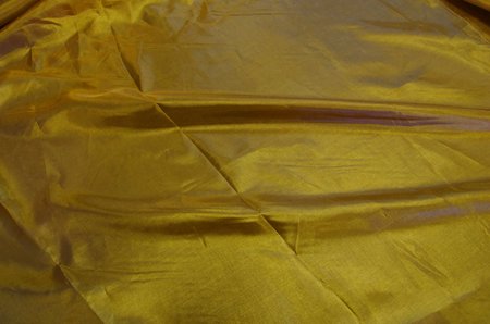 Подкладочная ткань, золотая, шир. 112 см, полиэстр
