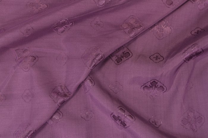Подкладочная, жаккард церковный, фиолетовая, 150 см. , вискоза
