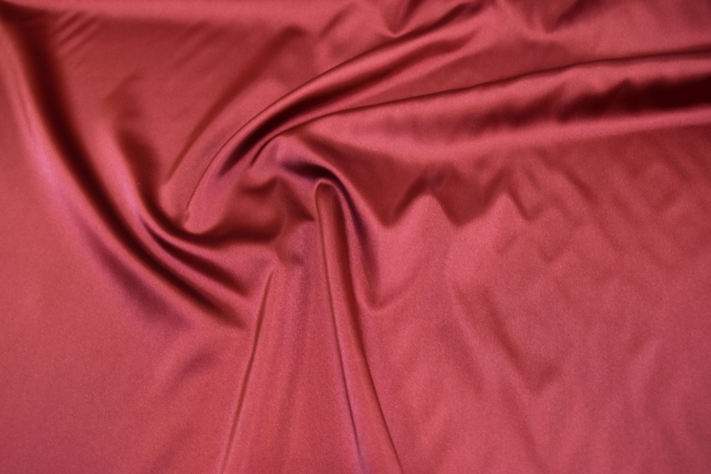 Сатин для вышивки, бордо, шир. 165 см, п/э