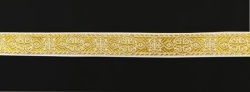 Галун ВИЗАНТИЯ, белый с золотом, шир. 1,7 см, ФР Галун ВИЗАНТИЯ, белый с золотом, шир. 1,7 см, ФР