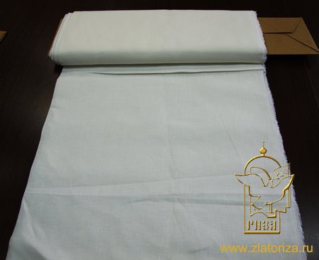 Лен белый, тонкий, шир. 220 см, Орша