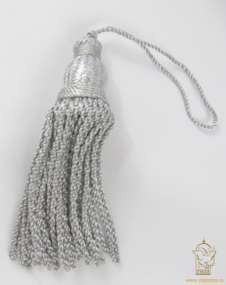 Кисть серебро 14 см арт. А2298, 68073А