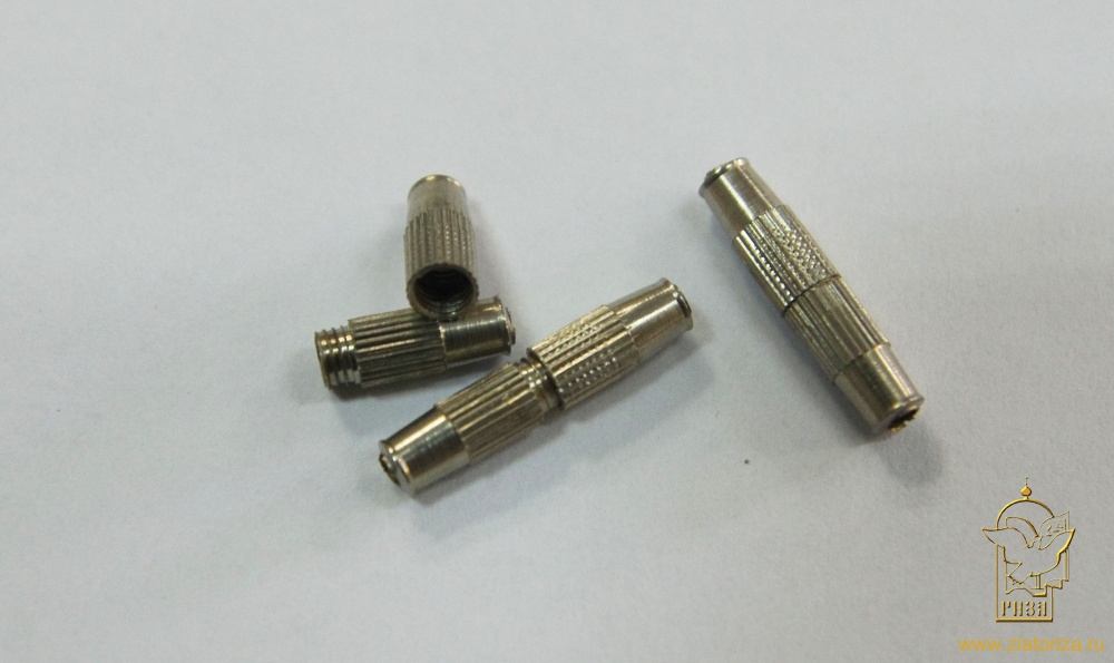 Застежка для бус в сборе серебро