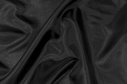 Подкладочная ткань, черная, шир. 112 см, полиэстр