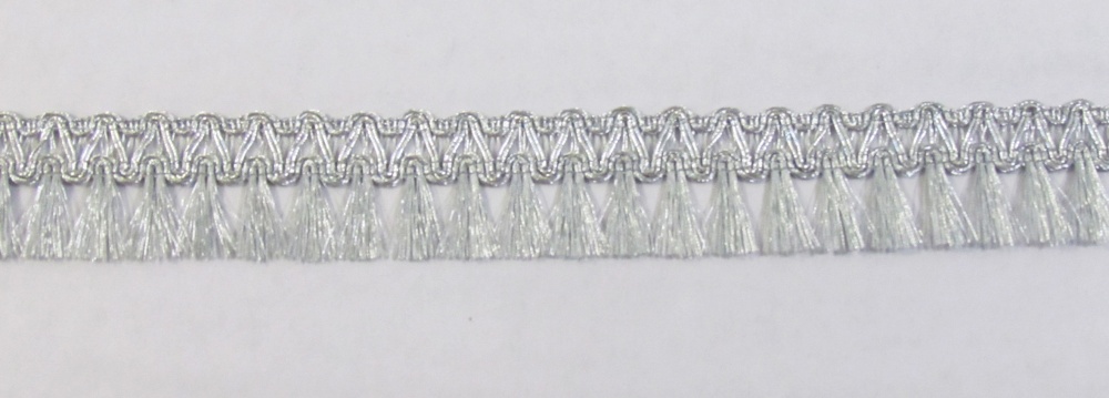 Бахрома серебро 15, шир. 2 см, арт. 82447 F, 18 м
