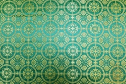 Парча ПОСАД, зеленая с золотом, шир. 150 см, Рахманово Парча ПОСАД, зеленая с золотом, шир. 150 см, Рахманово