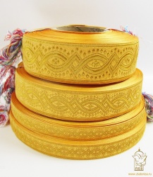 Галун КОСТРОМА, желтый с золотом, шир. 1,8 см, РА