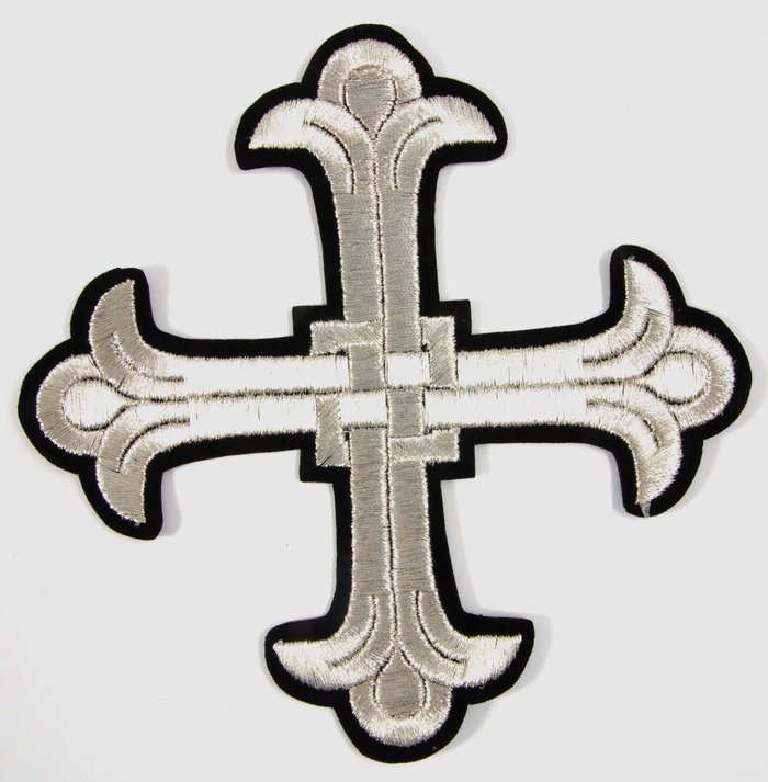 Набор крестов, иерейский, ЛУКОШКО, черный с серебром, 14 шт