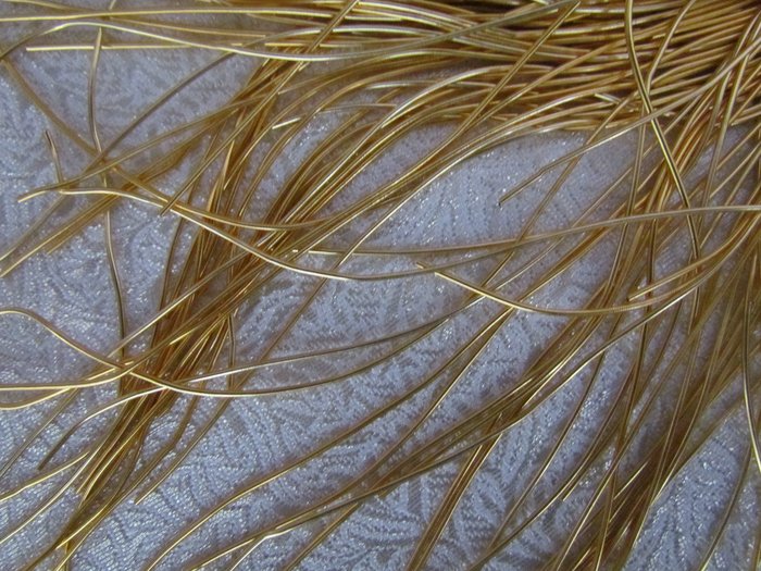 Канитель 26К золото, № 444, weigh