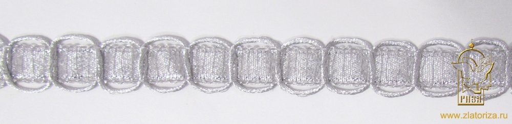 Тесьма серебро 102