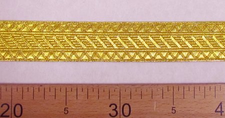 Галун ТРАКТОР золот. шир. 4 см