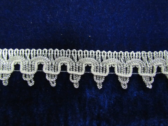 Тесьма серебро 55