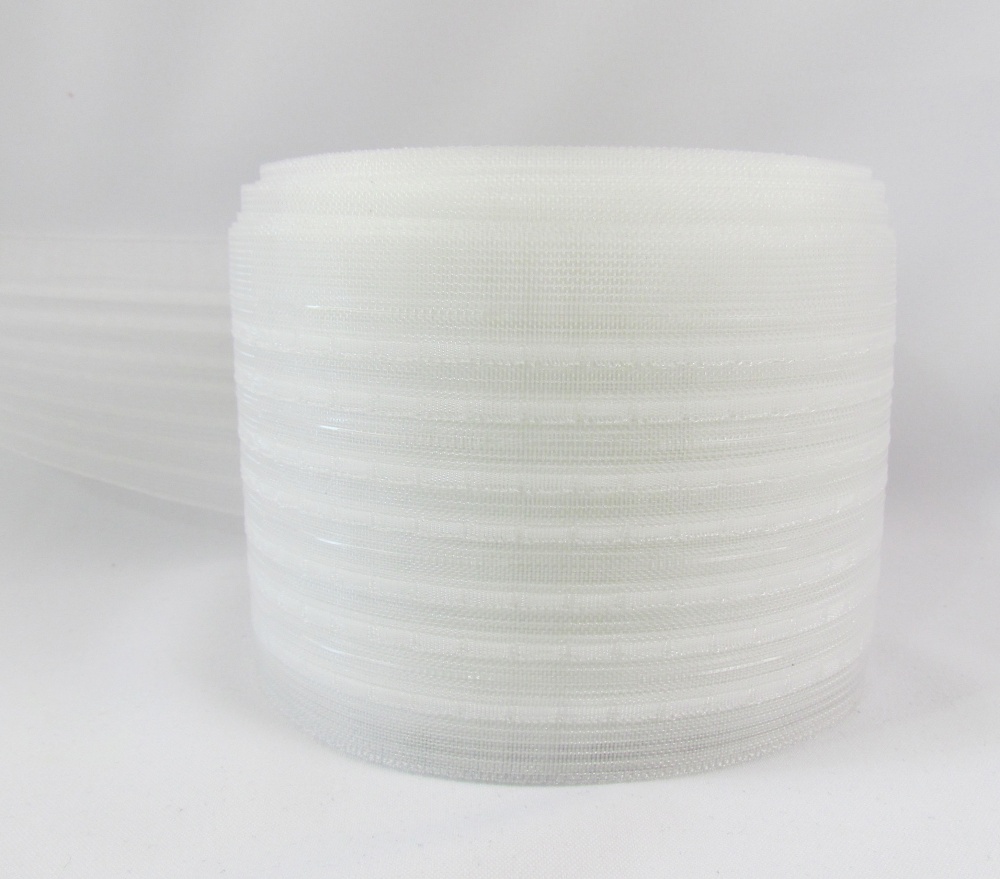 Лента шторная, прозрачная, шир. 10 см