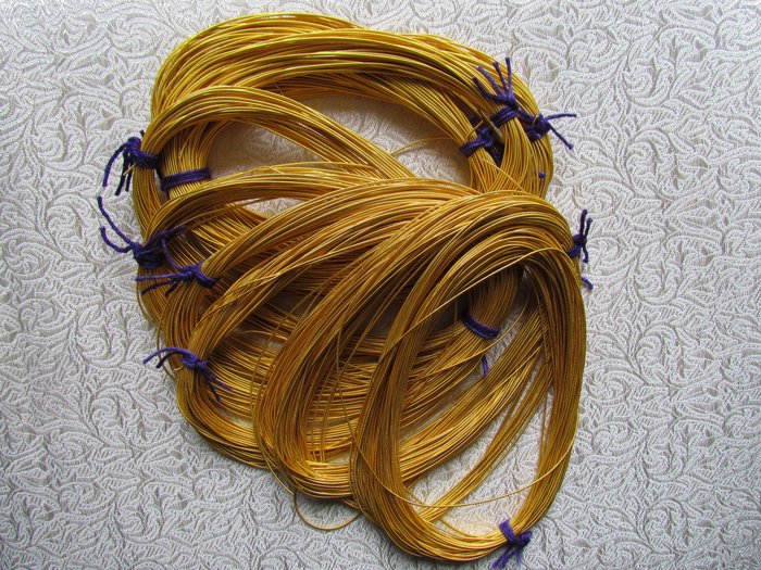 Канитель жесткая, манго золото, MANGO PROCESS №10
