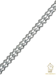 Тесьма серебро 14 Тесьма серебро 14