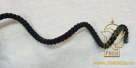 Шнур сумочный, черный