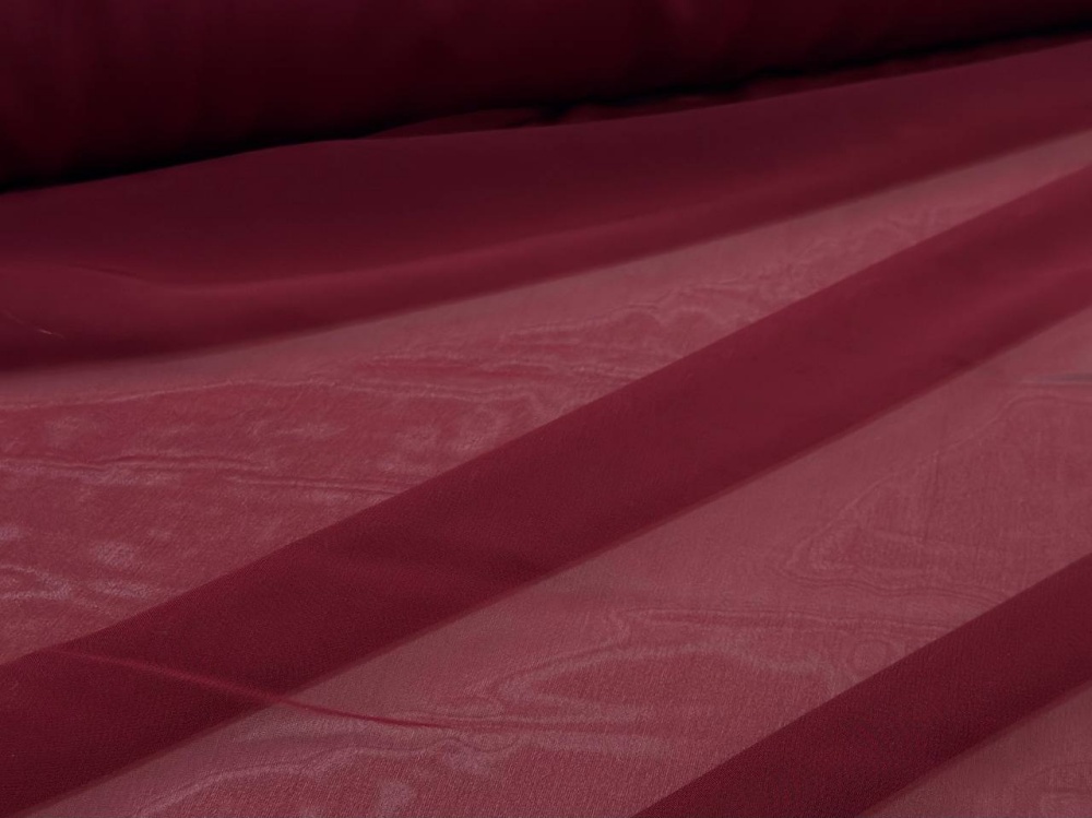 Шифон бордо, шир. 150 см, п/э