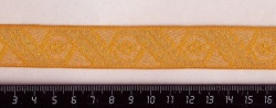 Галун ДУБОК, желтый с золотом, шир. 2,3 см, ФР Галун ДУБОК, желтый с золотом, шир. 2,3 см, ФР