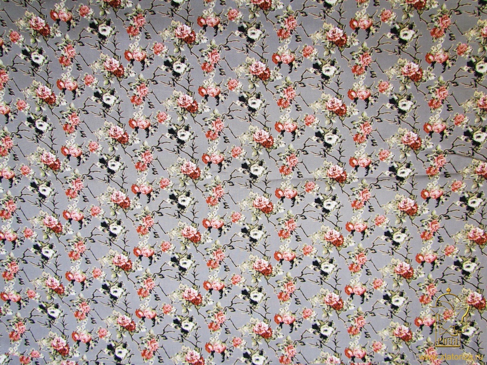 Штапель ЦВЕТОЧКИ 24, шир. 150 см