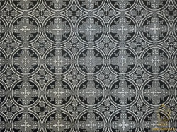 Шелк ВЛАДИМИРСКИЙ, черный с серебром, шир. 150 см, Рахманово