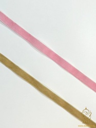 Бархотка, шир. 12 мм, 16 м, цвет - микс