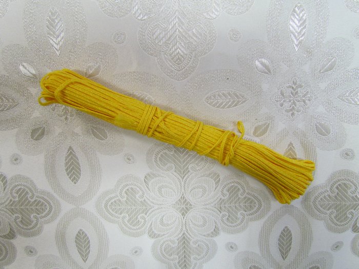 СУТАЖ, шнур, цвет - желтый (20 м моток)