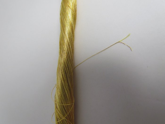 Нить золотная в пасмах, золото, разные оттенки
