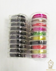 Леска для бисера, цвет - микс, 10 м