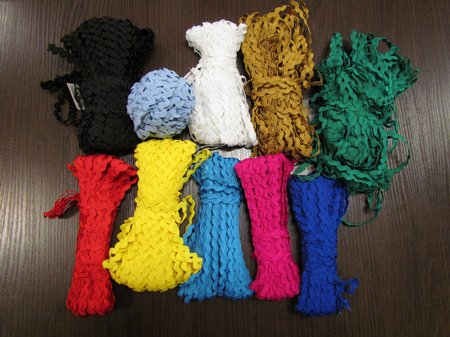 Тесьма ВЬЮНЧИК, цвет - микс (моток 20 м)