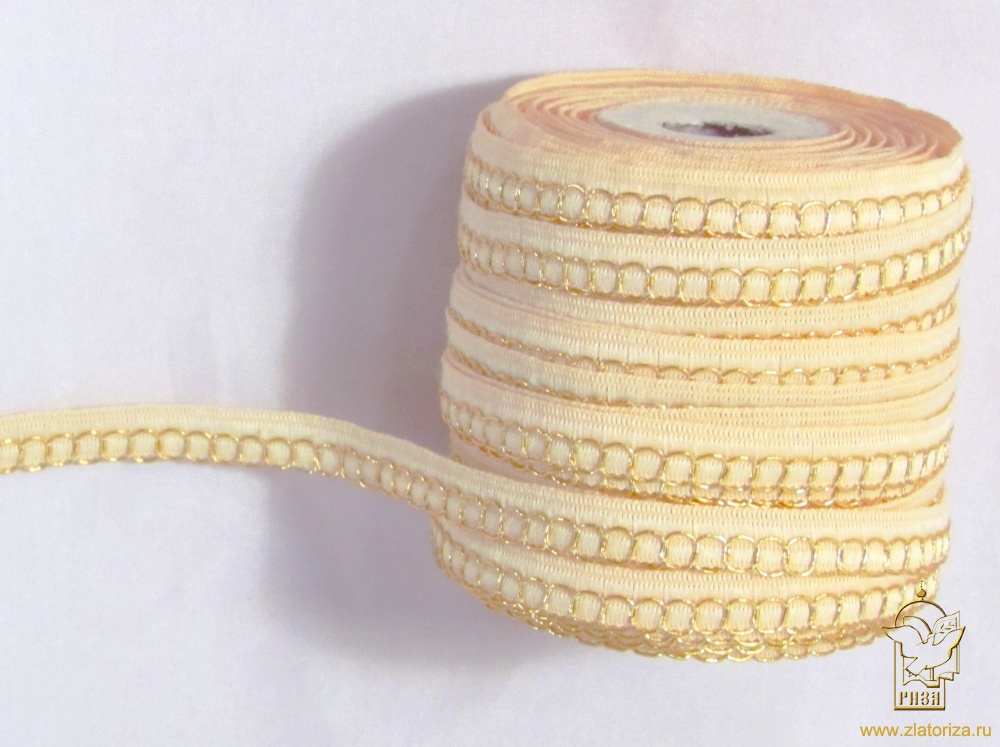 Тесьма золото 23, 20 м , арт. Z589-С01, Финист