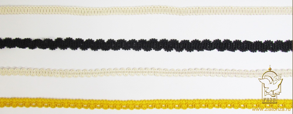 Тесьма Нудоль, разная, шир. 1 см