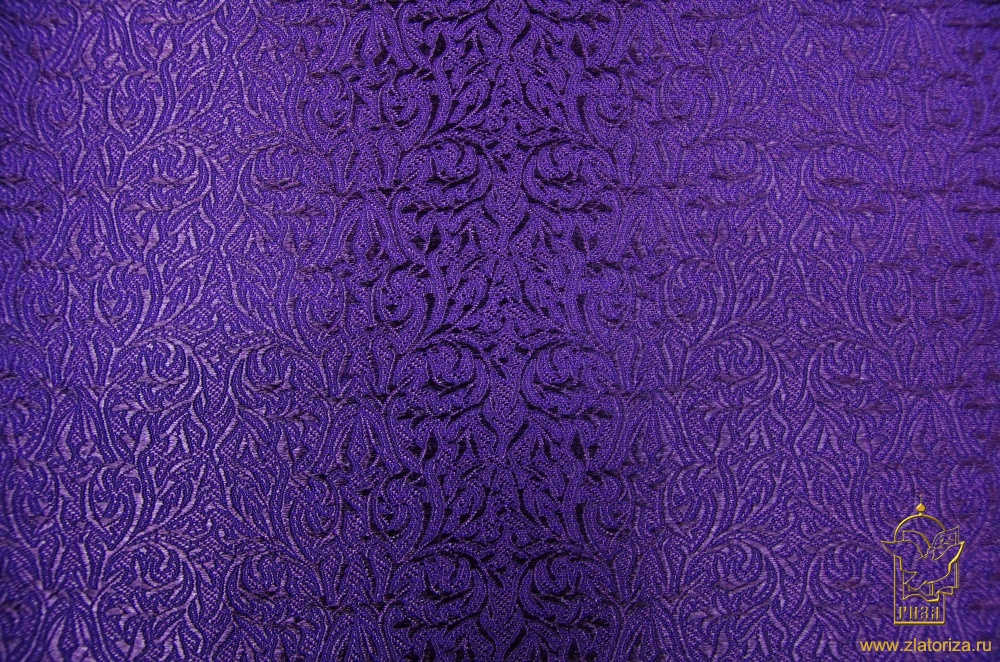 Шелк ОРЕНБУРГ, фиолетовый, шир. 150 см, Рахманово