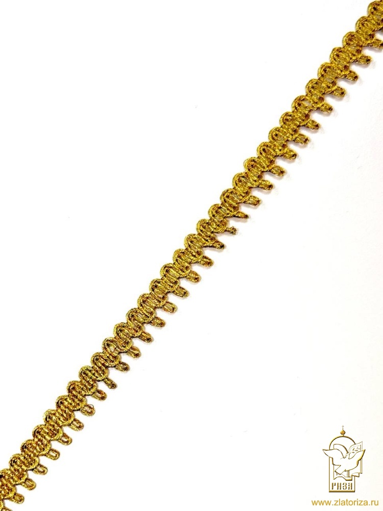 Тесьма золото 7 арт. F287, 52727