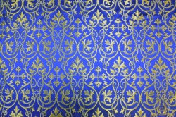 Парча СВЯТОГОРСКАЯ, синяя с золотом, шир. 165 см Парча СВЯТОГОРСКАЯ, синяя с золотом, шир. 165 см