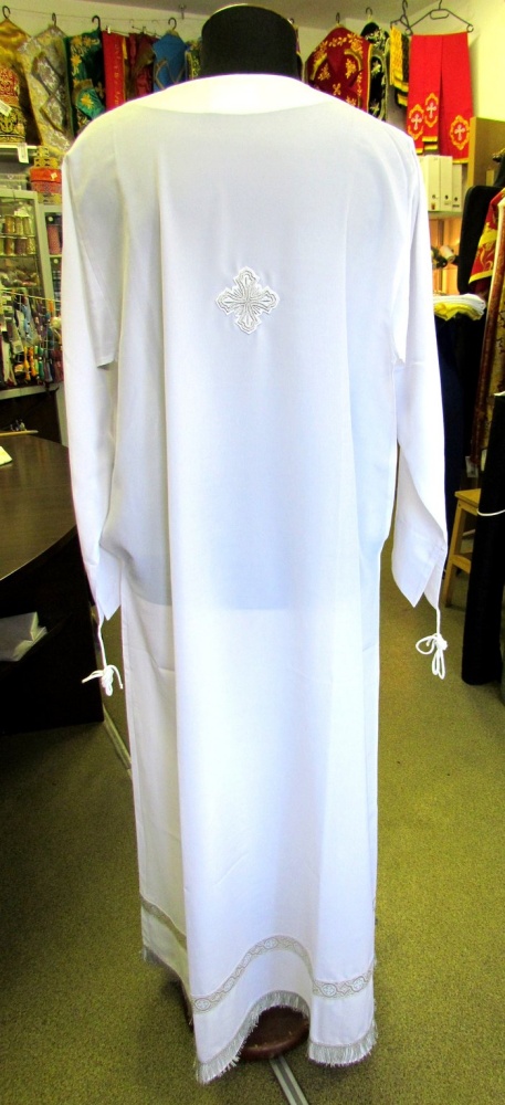 Подризник кашибо, келикреп с галуном или бахромой