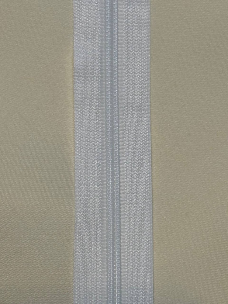 Молния рулонная, 10 м, белая