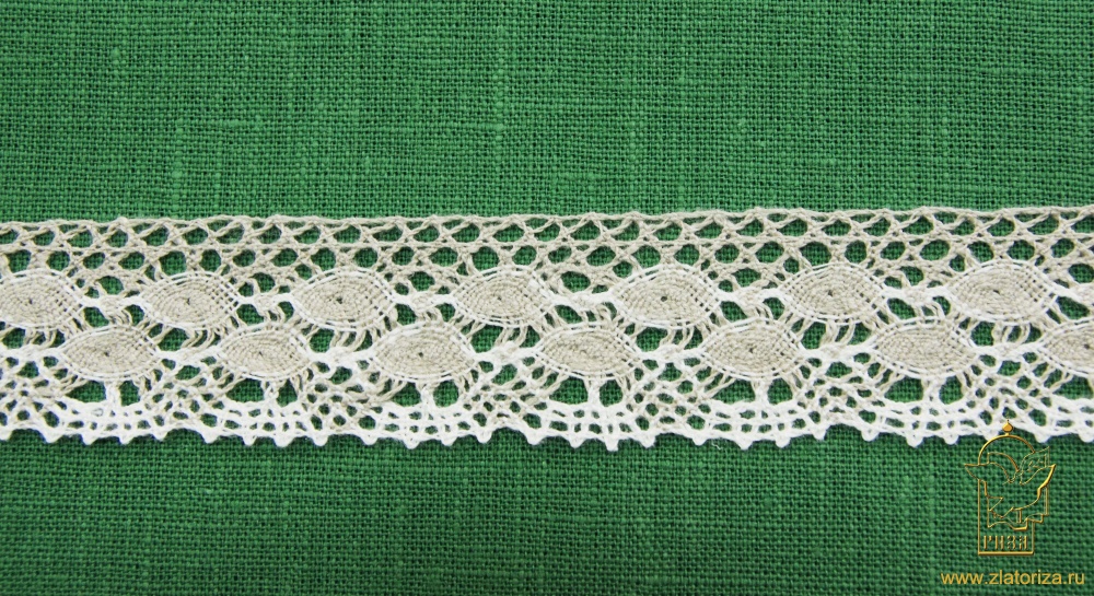 Кружево 146, плетеное, льняное, шир. 4 см