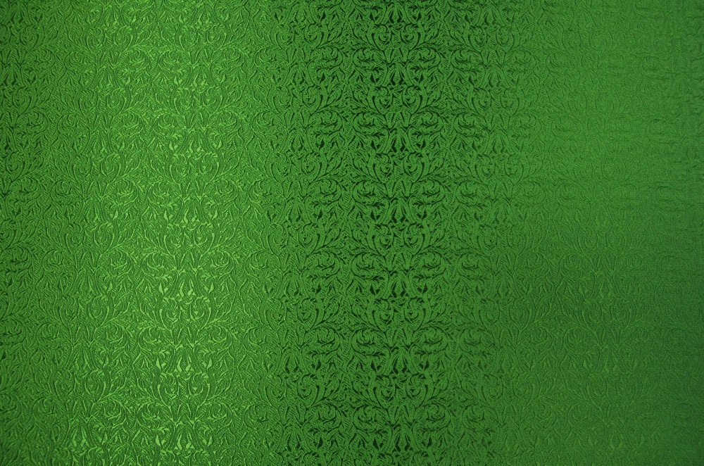 Шелк ОРЕНБУРГ, зеленый, шир. 150 см, Рахманово