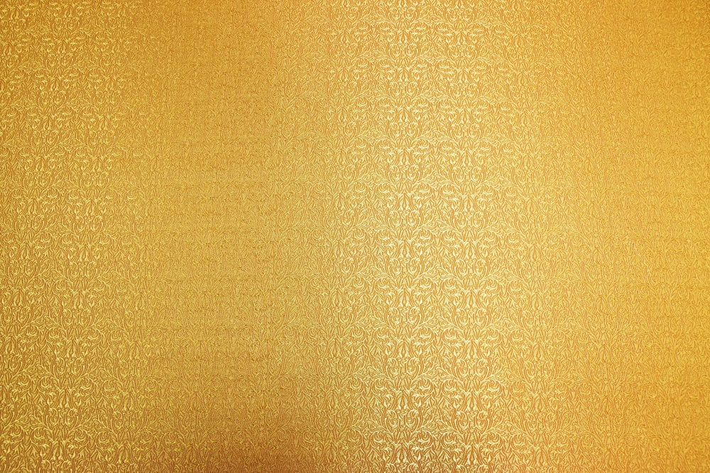 Шелк ОРЕНБУРГ, желтый с горчицей, шир. 150 см, Рахманово