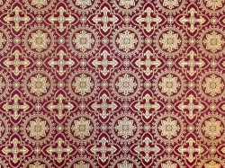 Шелк ЯРОПОЛК, бордо с золотом, шир. 150 см, Рахманово Шелк ЯРОПОЛК, бордо с золотом, шир. 150 см, Рахманово