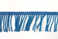Бахрома цветная №17 голубая Бахрома цветная №17 голубая