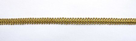 Тесьма золото 5, арт F 234, в упаковке 25 м