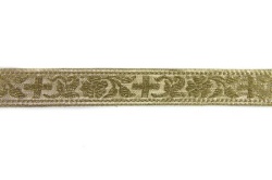 Галун ИНДИЯ ролик золот. шир. 2 см