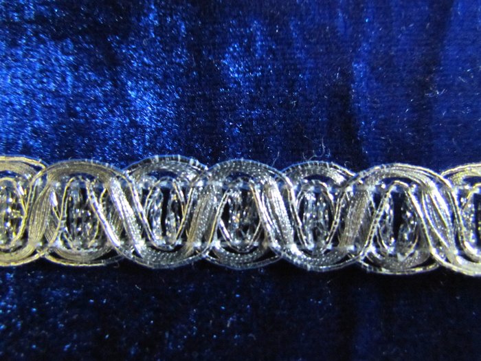 Тесьма серебро 13