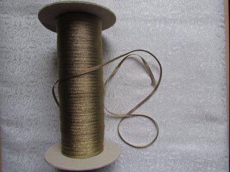 Шнур Германия 840/21 col. 84,, плоский, шир. 4 мм, золото