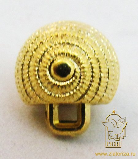 Пуговицы РАКУШКА, золото