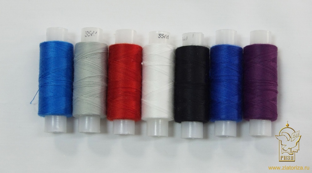 Нитки фиолетовые, 200 м, Моснитки