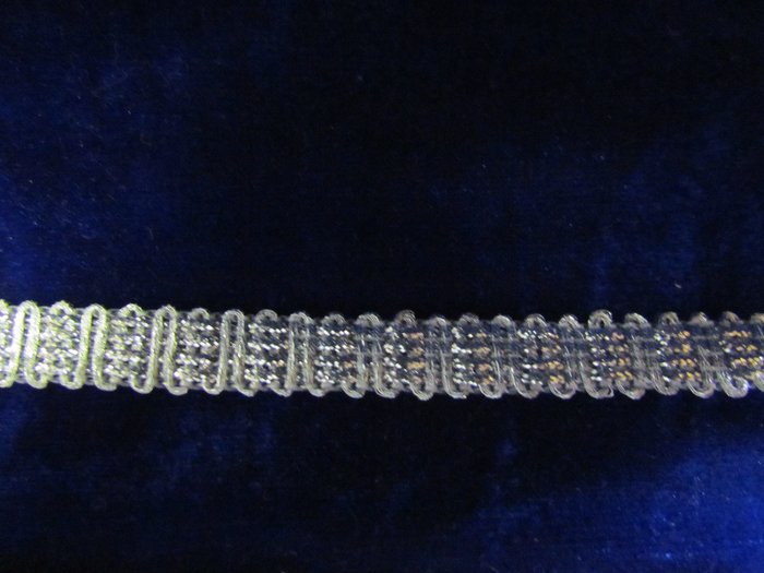 Тесьма серебро 16