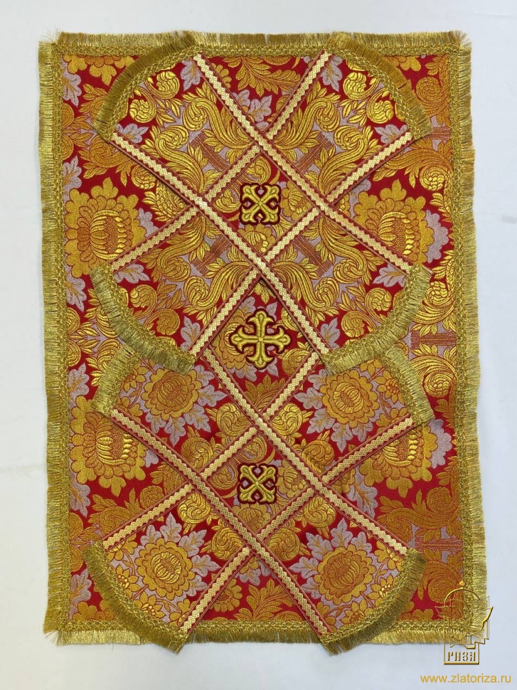 Покровцы парча, красные