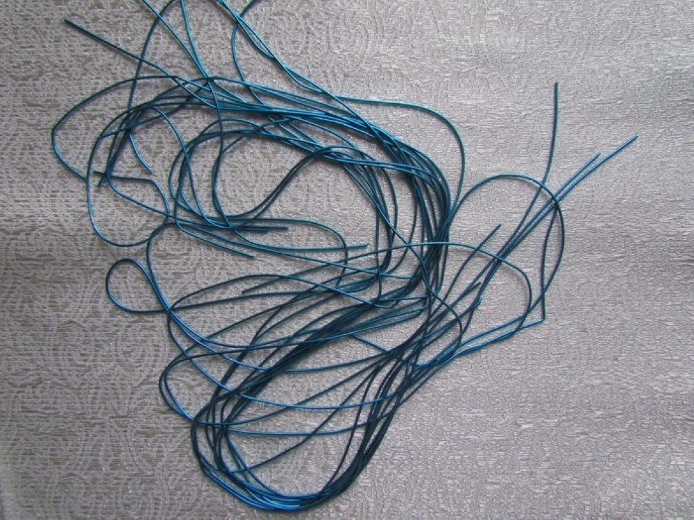 Канитель 52К бирюза голубая